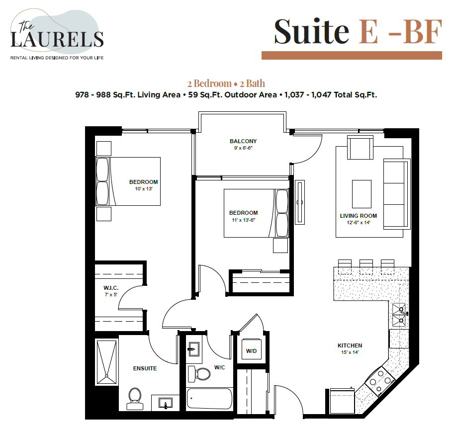 460 Columbia Street W 1-2 Beds Apartment, Condo, Townhouse for Rent - Photo Gallery 14